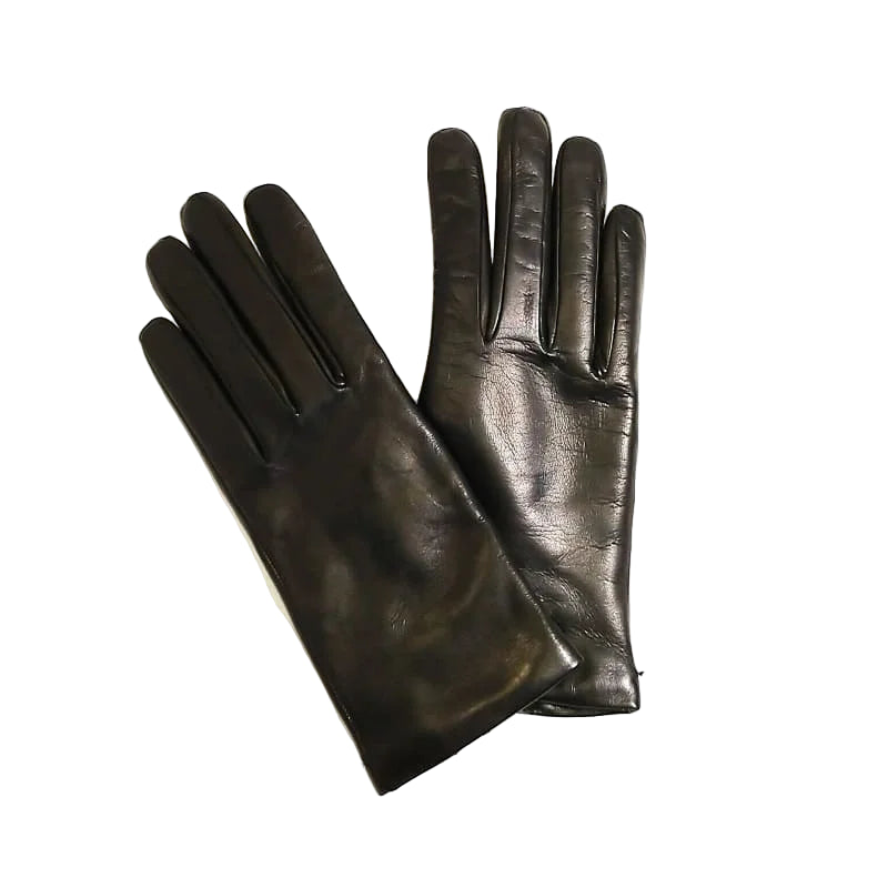 Women's Smooth Leather Glove by Pelletteria Allegrini Filippo G303C Black
