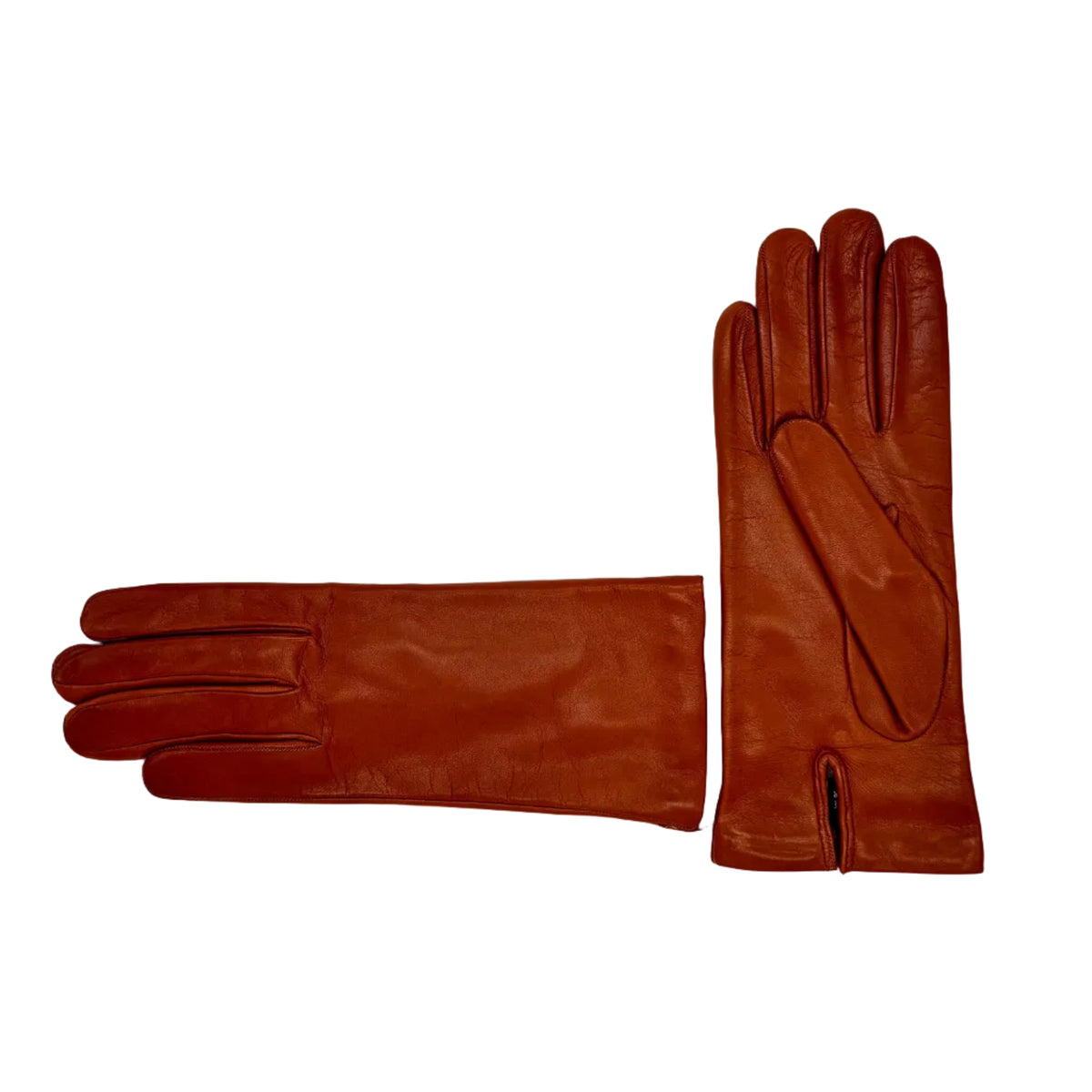 Women's smooth leather glove by Pelletteria Allegrini Filippo G303C taupe