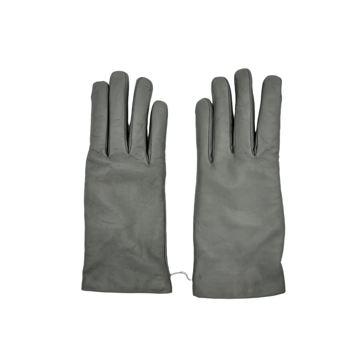Women's smooth leather glove Pelletteria Allegrini Filippo G303C Light Grey