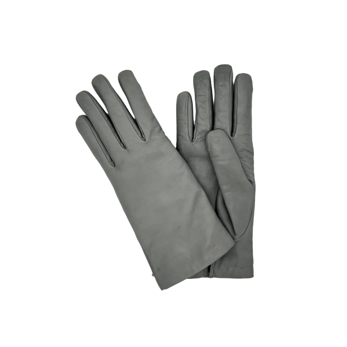 Women's smooth leather glove Pelletteria Allegrini Filippo G303C Light Grey