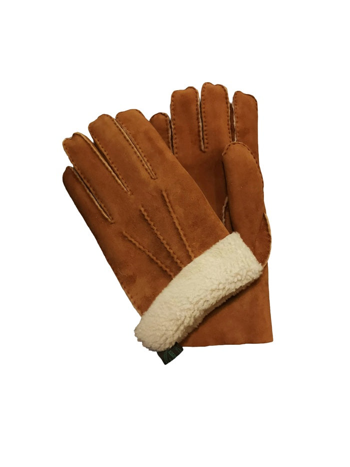 Men's merino wool glove by Pelletteria Allegrini Filippo G208 hazelnut