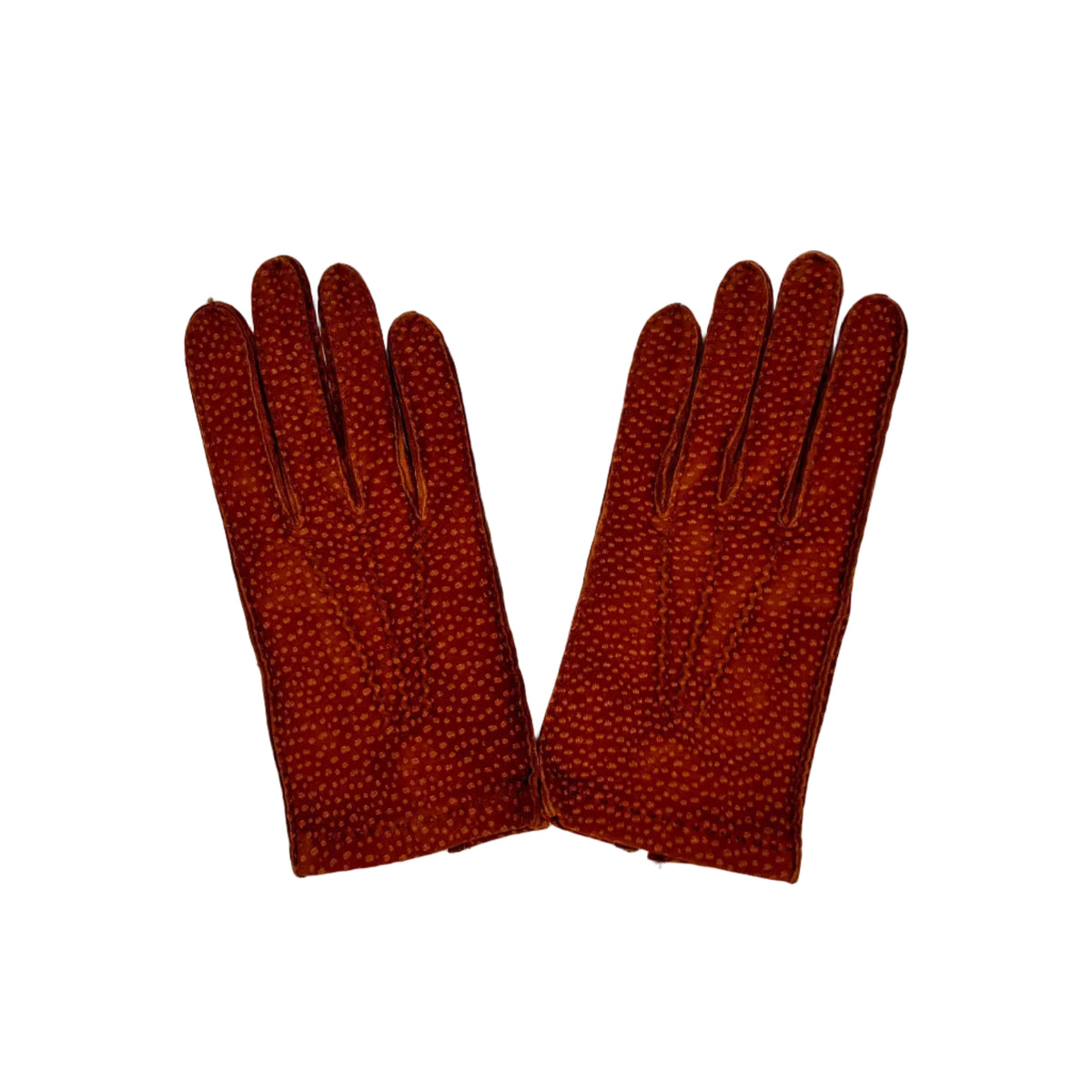 Men's Peccary Glove Pelletteria Allegrini Filippo G207USF Tobacco