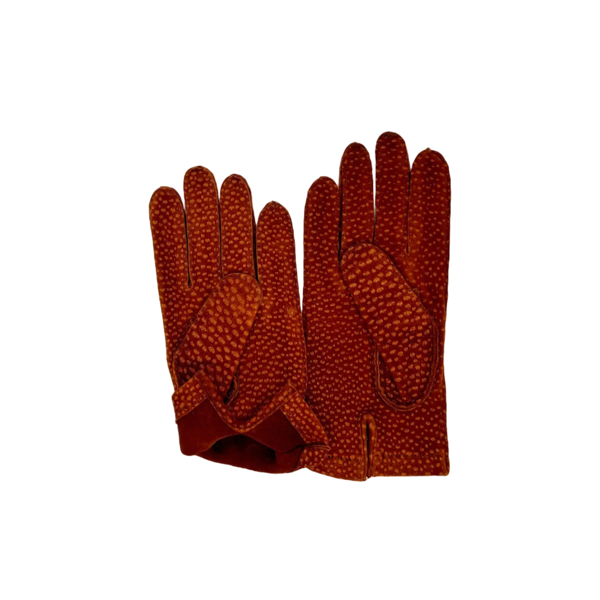 Men's Peccary Glove Pelletteria Allegrini Filippo G207USF Tobacco