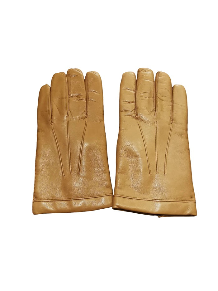 Men's Leather Glove Pelletteria Allegrini Filippo G200 Tobacco