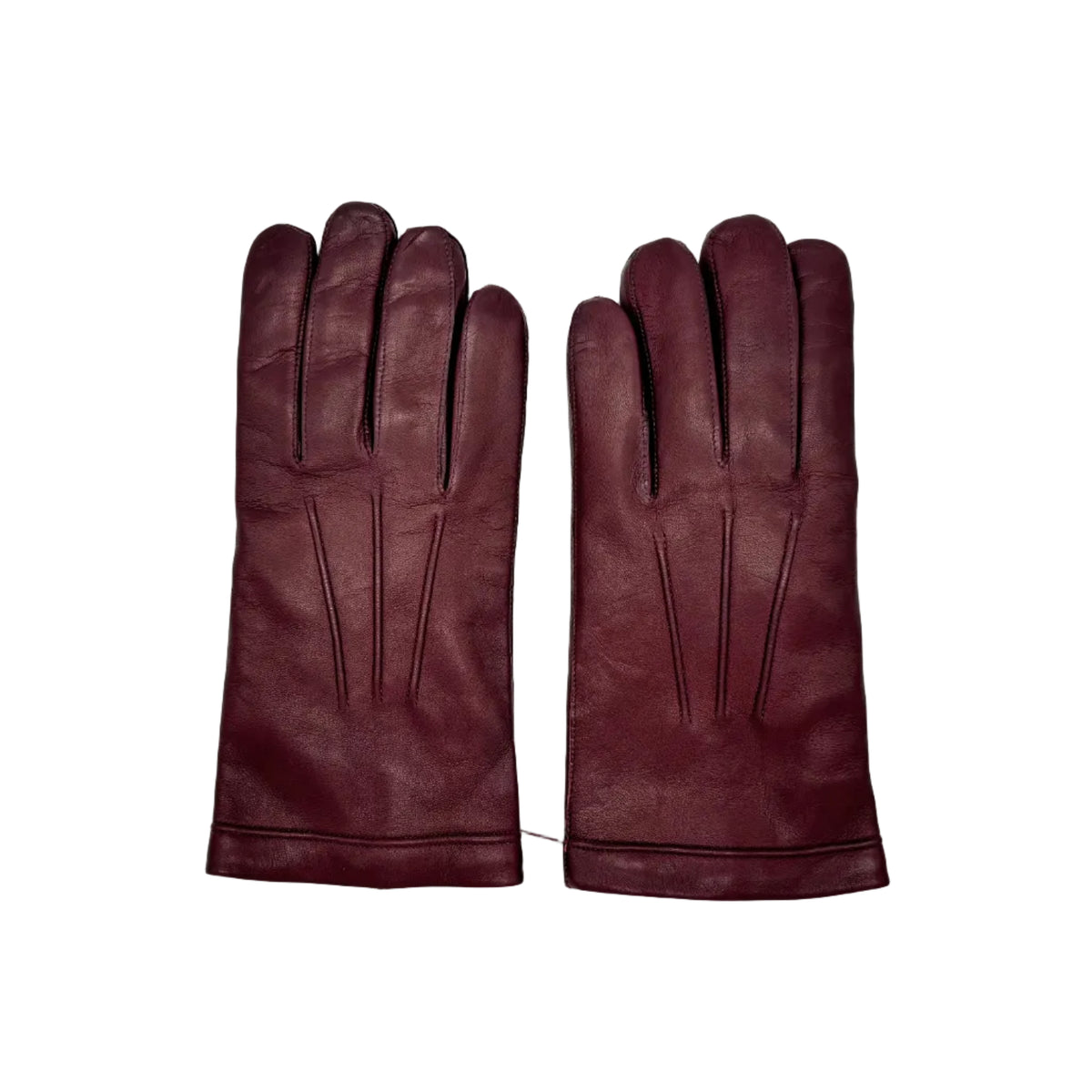 Men's leather gloves Pelletteria Allegrini Filippo G200 Bordeaux