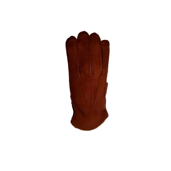 Guanto uomo in Pecary Pelletteria Allegrini Filippo G207 testa di moro