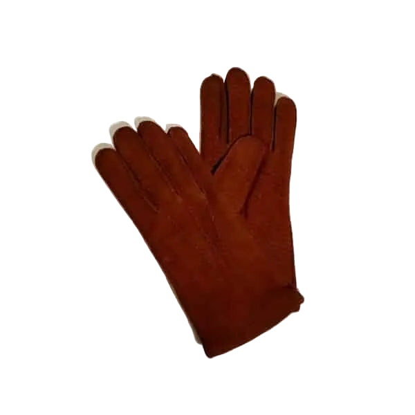 Men's Pecary glove by Pelletteria Allegrini Filippo G207 dark brown