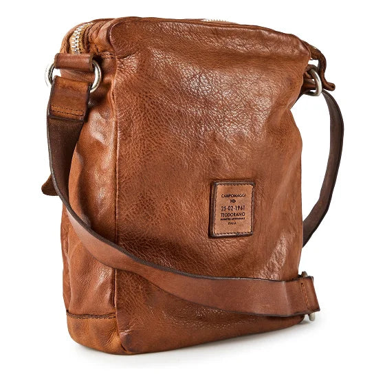 Borsa a tracolla Limone Campomaggi  C044700ND X2298 cognac