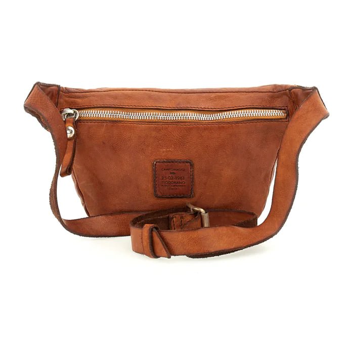 Marsupio in pelle Campomaggi C041250ND X2298 cognac - Pelletteria Allegrini