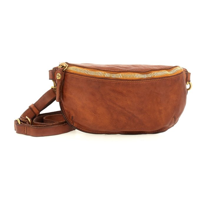 Marsupio Michela in pelle Campomaggi C020140ND X0001 Cognac - Pelletteria Allegrini