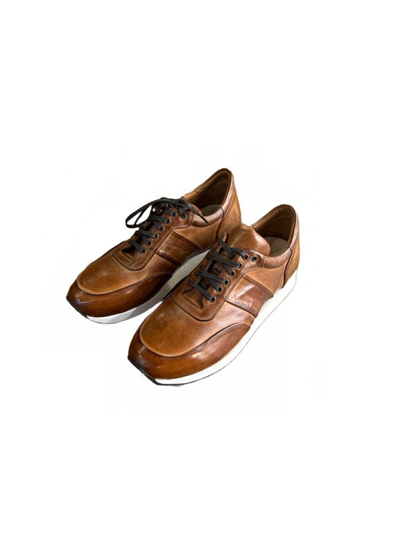 Sneakers da donna in pelle pelletteria allegrini michi cerro