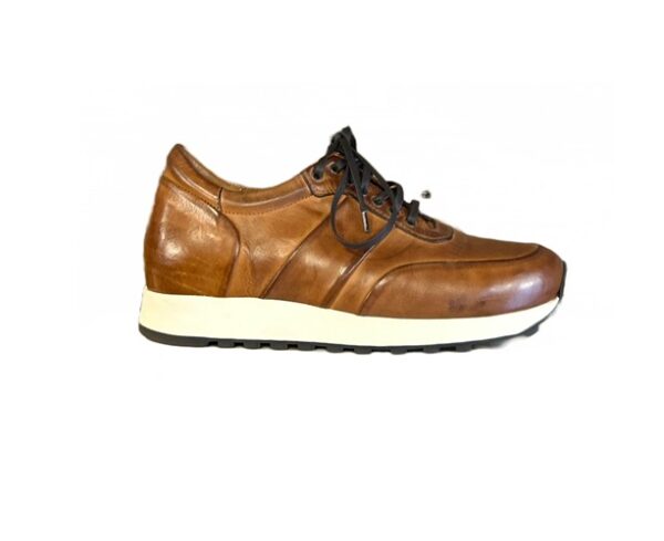 Sneakers da donna in pelle pelletteria allegrini michi cerro