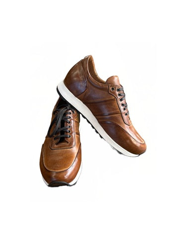 Sneakers da donna in pelle pelletteria allegrini michi cerro