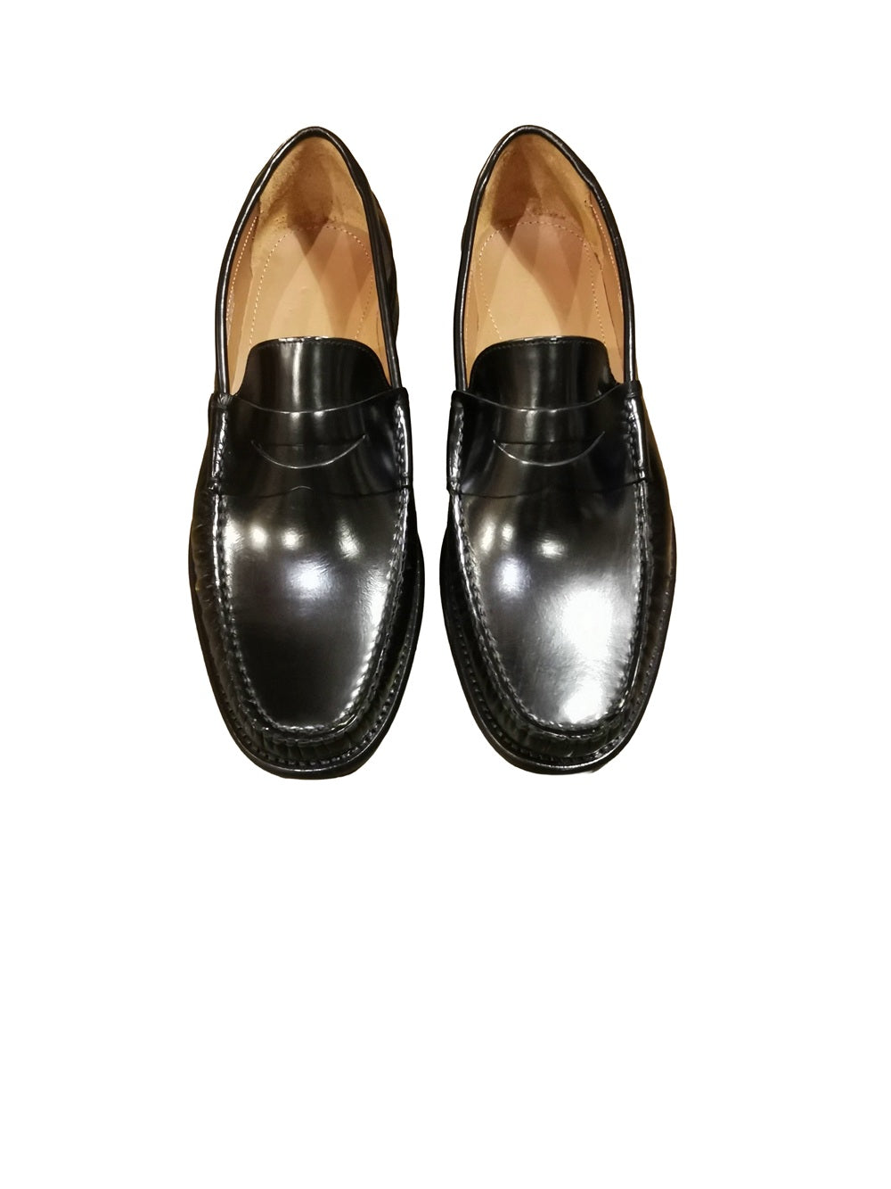 Mocassino da uomo, in pelle di vitello spazzolato. Modello classico, elegante che non passa mai di moda. Made in Italy
