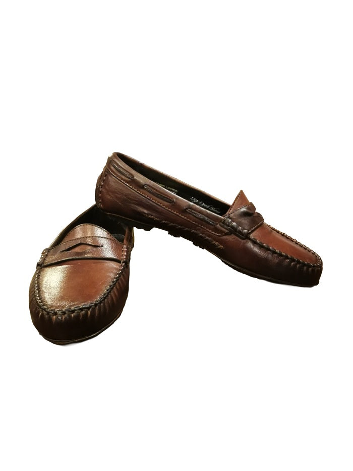 Mocassino donna in pelle Pelletteria Allegrini Filippo 5108 Marrone
