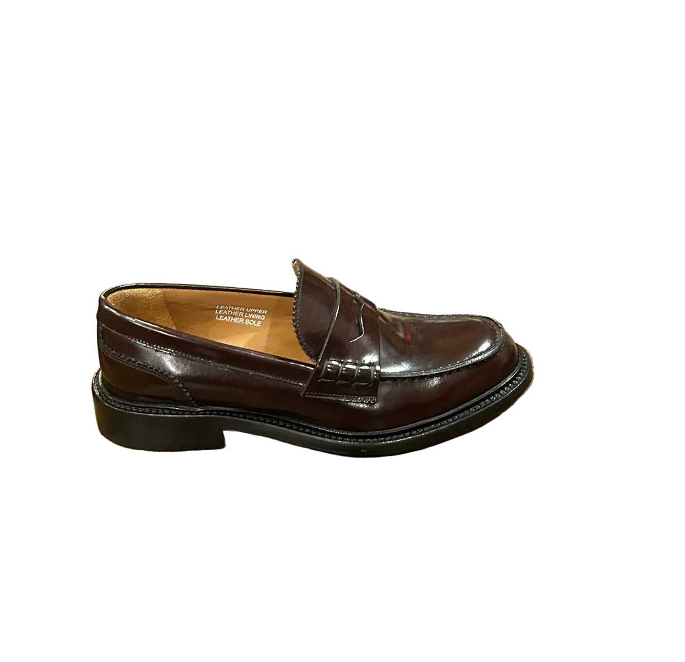 Mocassino donna in pelle Pelletteria Allegrini Filippo ZARA Bordeaux