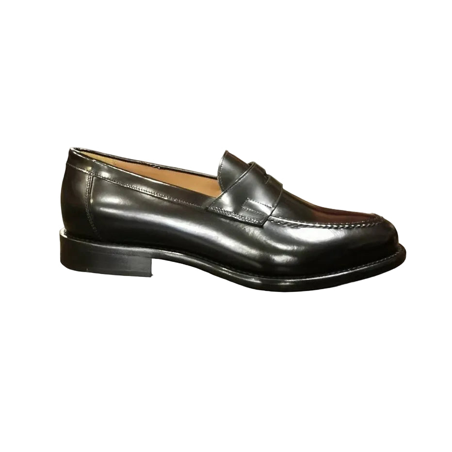 Mocassino in pelle uomo Pelletteria Allegrini Filippo NOZOMI Nero - Pelletteria Allegrini