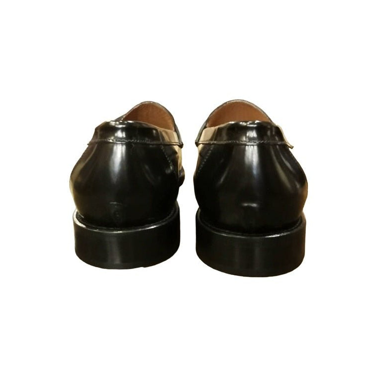 Mocassino in pelle uomo Pelletteria Allegrini Filippo NOZOMI Nero - Pelletteria Allegrini