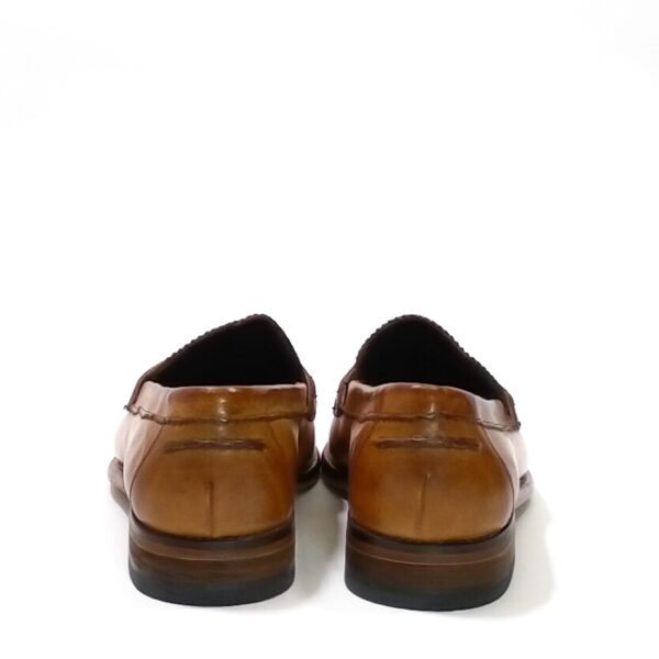 Men's leather loafer Pelletteria Allegrini Filippo 1253 cuoio