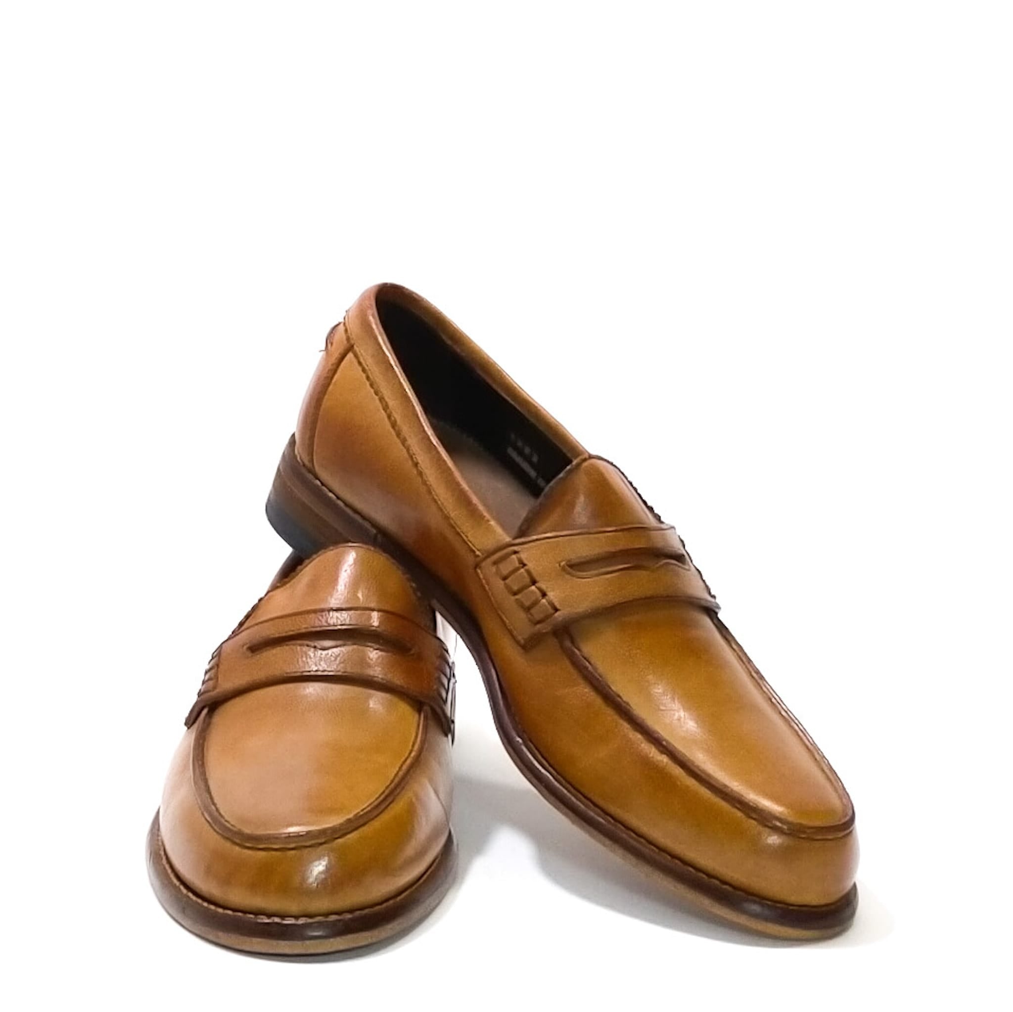 Men's leather loafer Pelletteria Allegrini Filippo 1253 cuoio