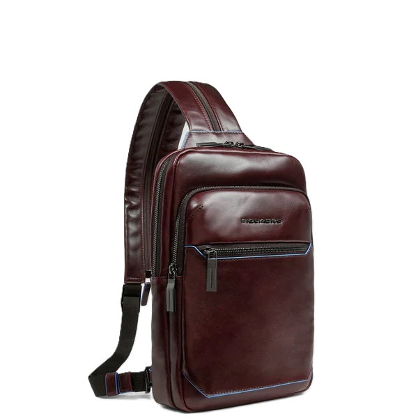 Men's Backpack-Style Shoulder Bag Piquadro CA6589B2 Mahogany