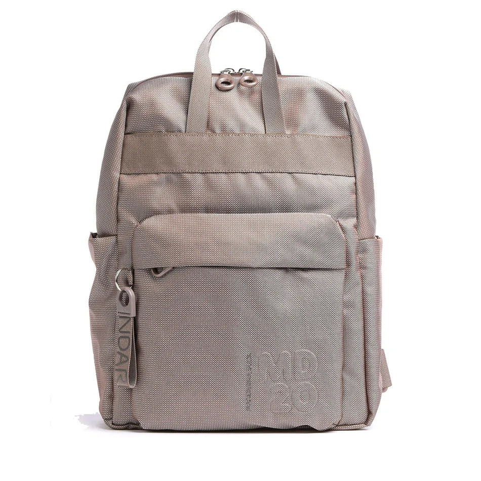 Backpack with 2 handles MD20 Mandarina Duck P10QMT17 Taupe