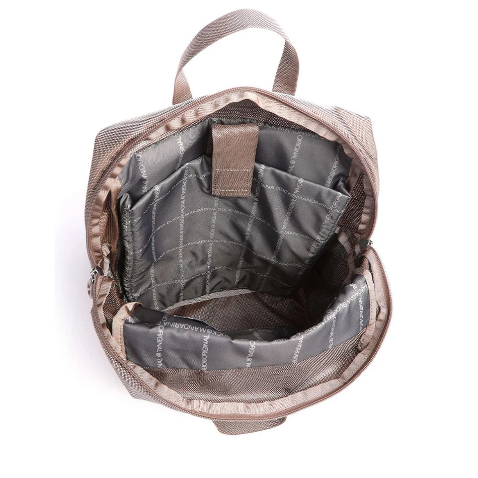 Backpack with 2 handles MD20 Mandarina Duck P10QMT17 Taupe