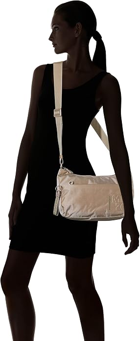 Tracolla in tessuto MD20 Mandarina Duck P10QMT30 Taupe