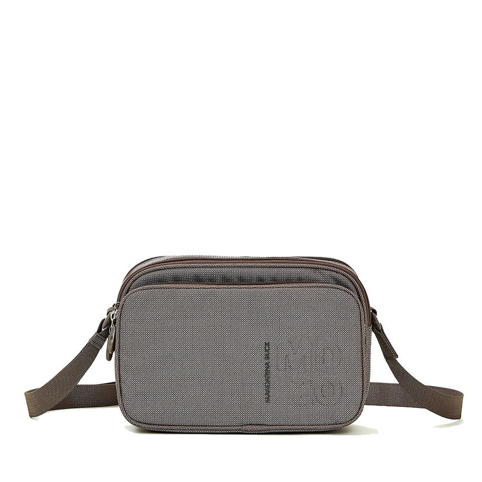 Tracolla doppio scomparto MD Mandarina Duck P10QMT72 Taupe