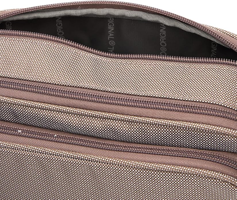 Tracolla doppio scomparto MD Mandarina Duck P10QMT72 Taupe