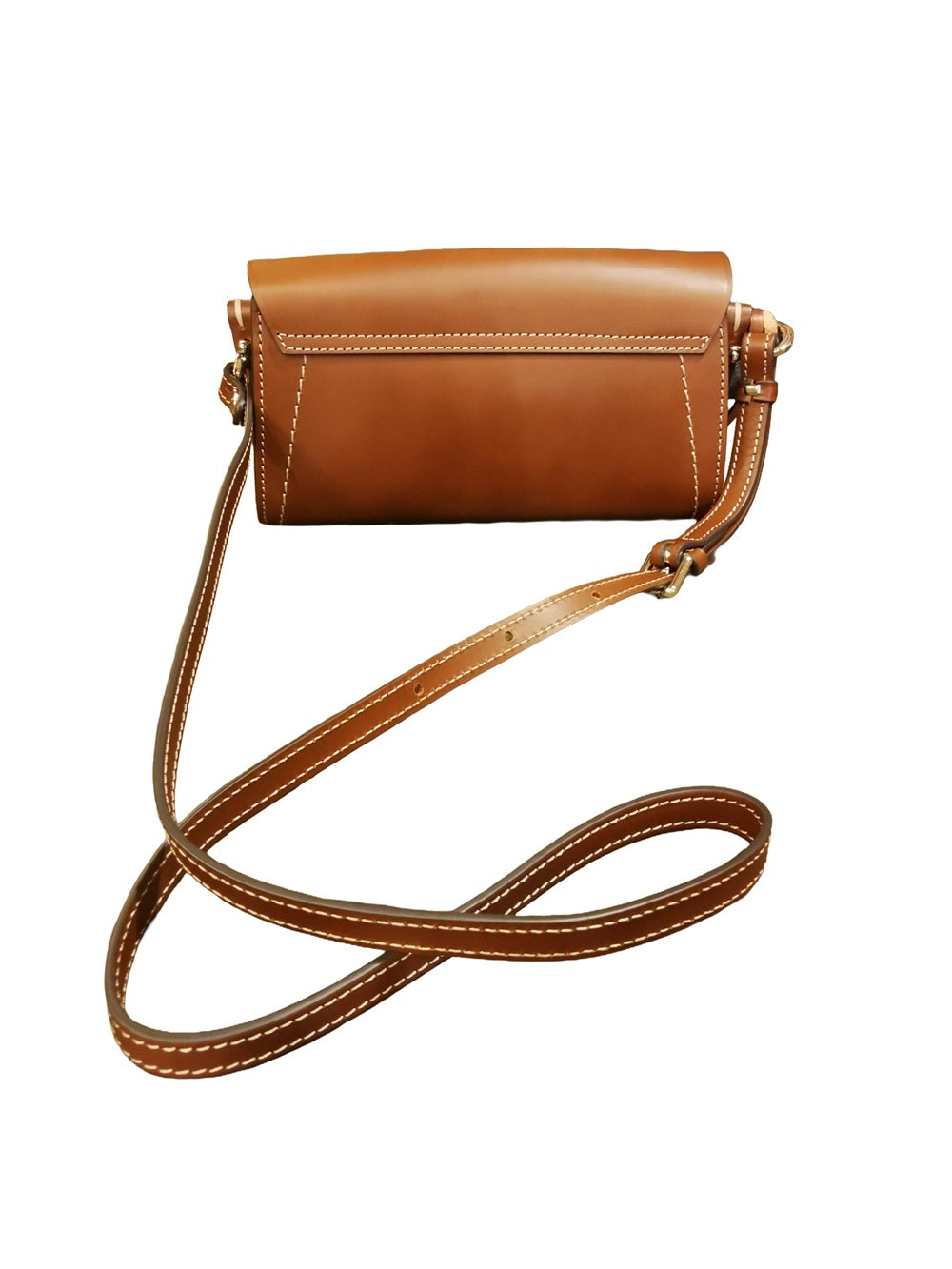 Small Leather Bag Boldrini 07652 Golden