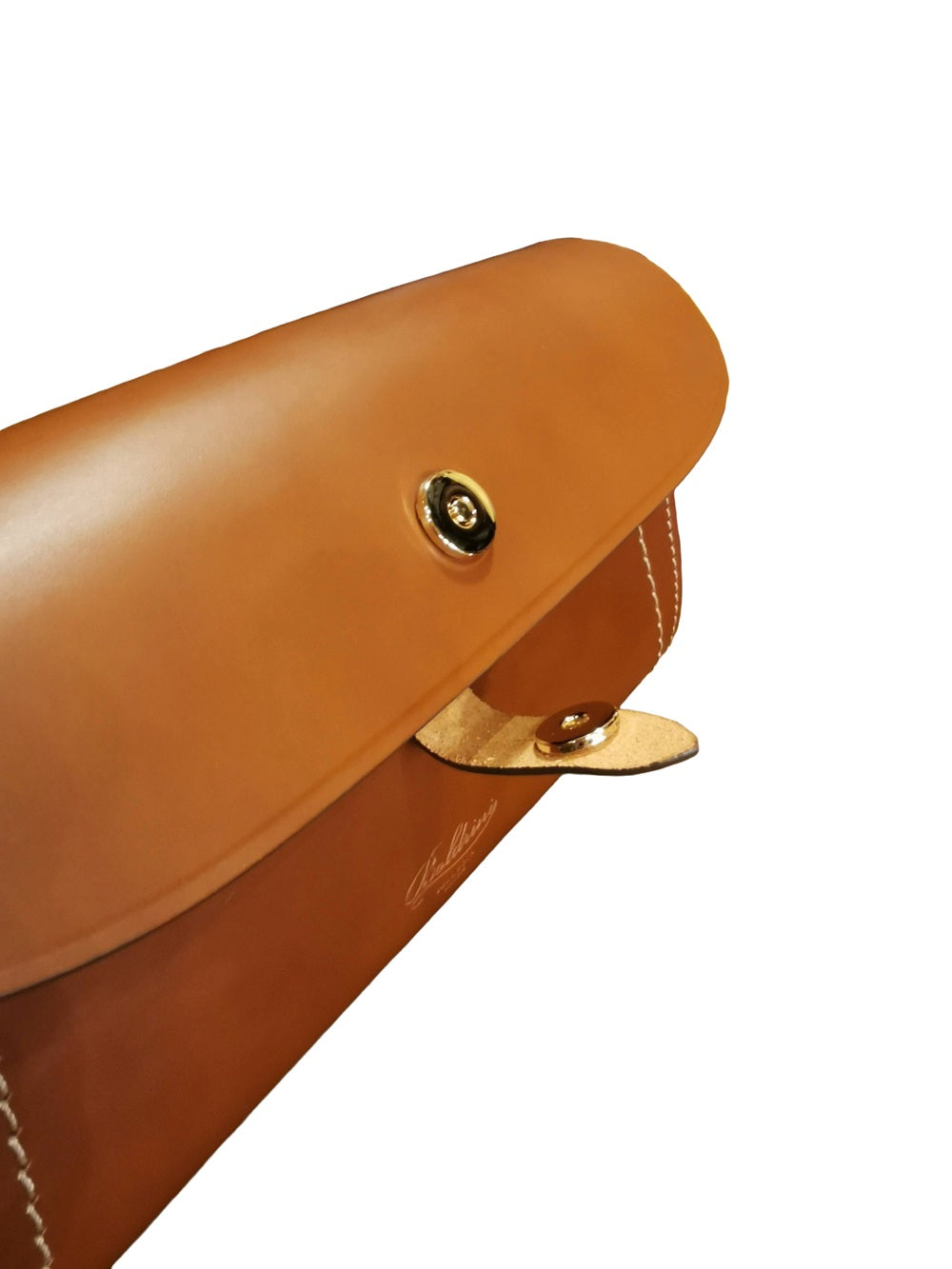 Small Leather Bag Boldrini 07652 Golden
