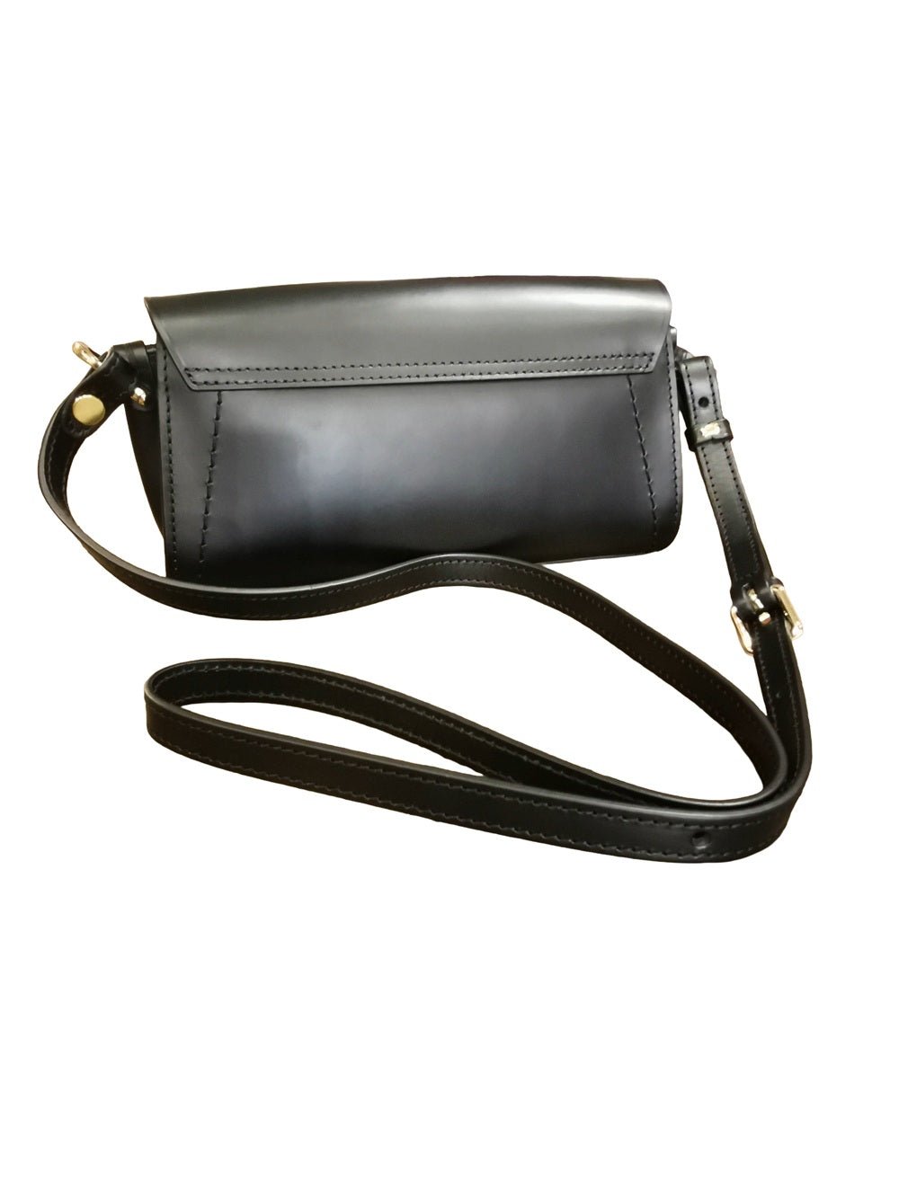 Piccola borsa in pelle Boldrini 07652 Nero - Pelletteria Allegrini