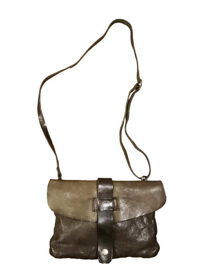 Pochette/marsupio in pelle Pelletteria Allegrini Filippo 1523 Verde militare