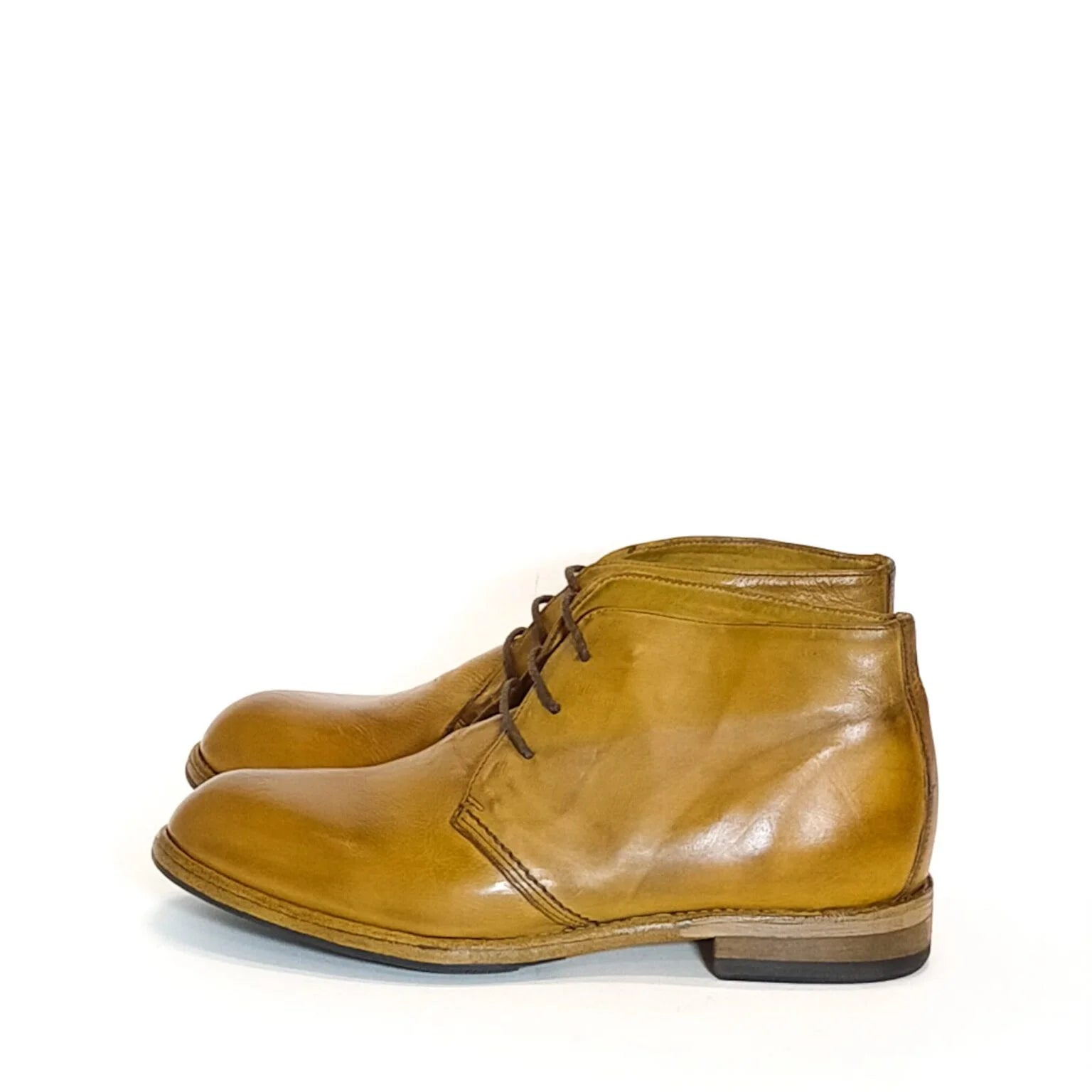 Polacchina donna in pelle Pelletteria Allegrini Filippo D264 Mogano