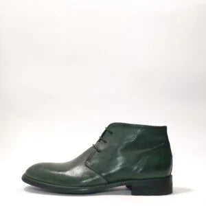 Polacchino uomo in pelle di bufalo Pelletteria Allegrini Filippo A477 Verde