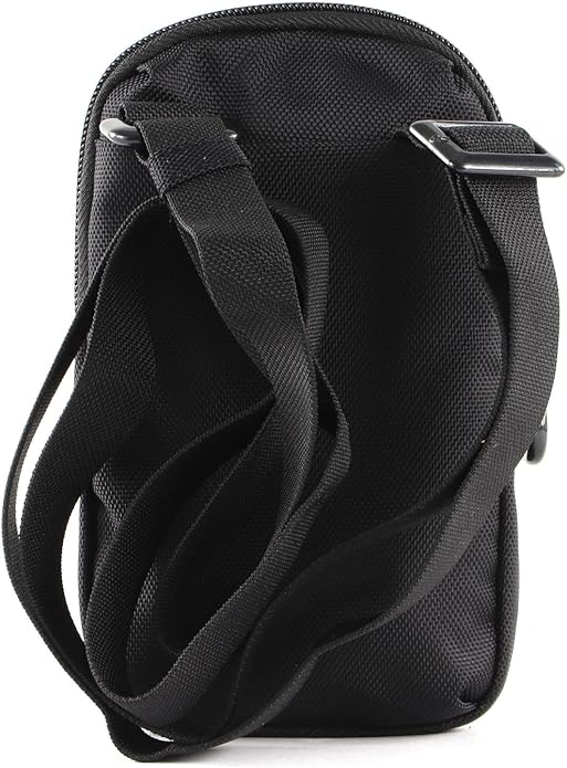 Porta telefono con tracolla in tessuto MD Mandarina Duck P10QMPN2 Nero