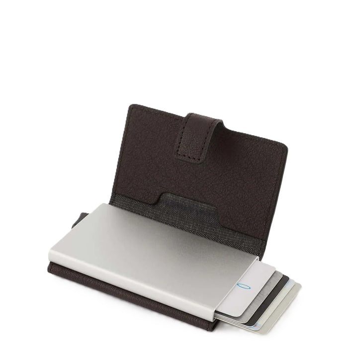 Men's Automatic Card Holder Piquadro PP5649B3R Dark Brown