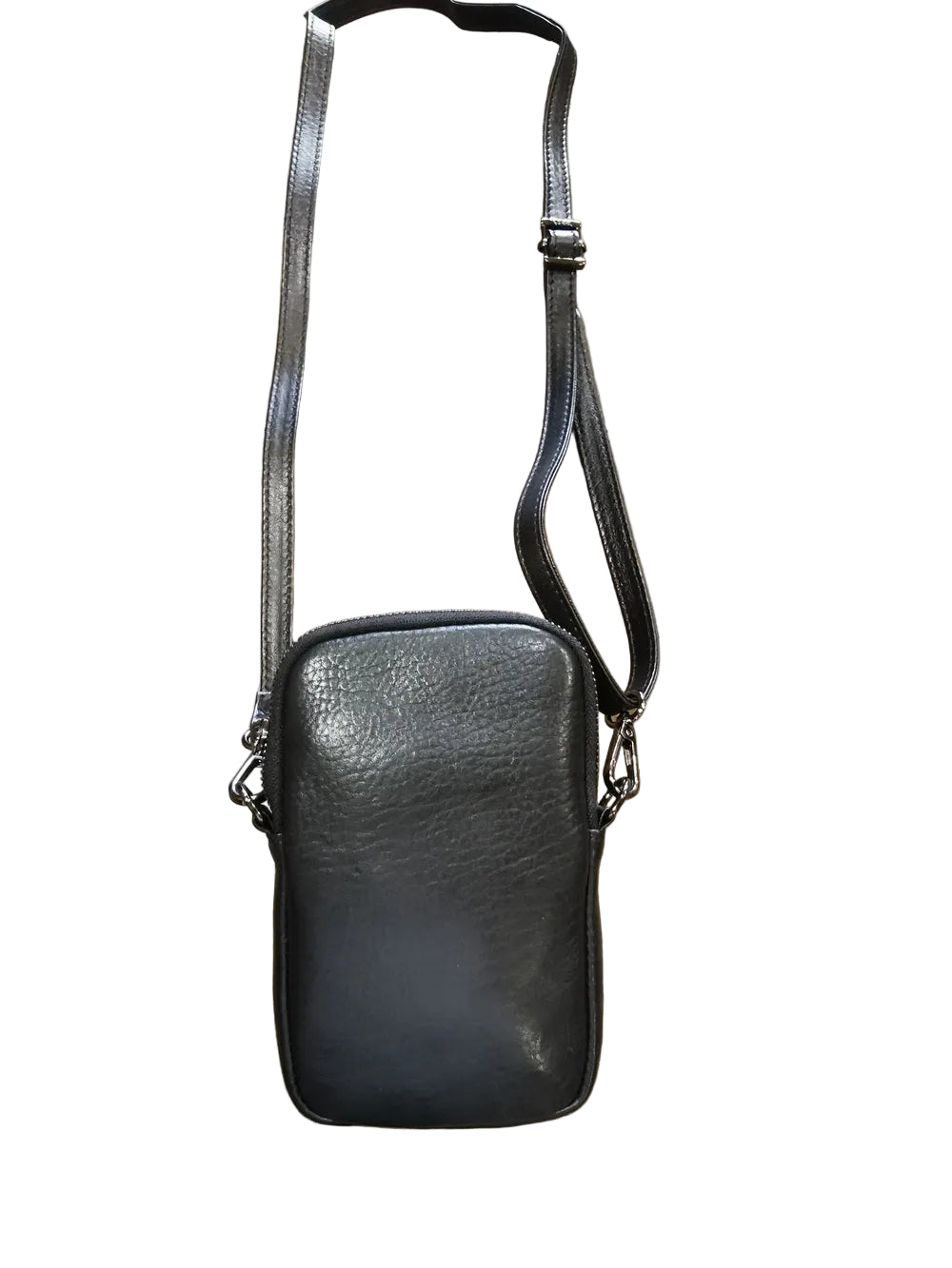 Portacellulare in pelle morbida Bruno Rossi R272 Nero