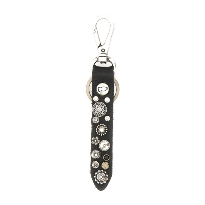 Leather Keychain Cefalù Campomaggi C043210ND X2876  black