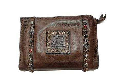 Leather wallet Bella di Notte Campomaggi C007530ND X2663 dark brown
