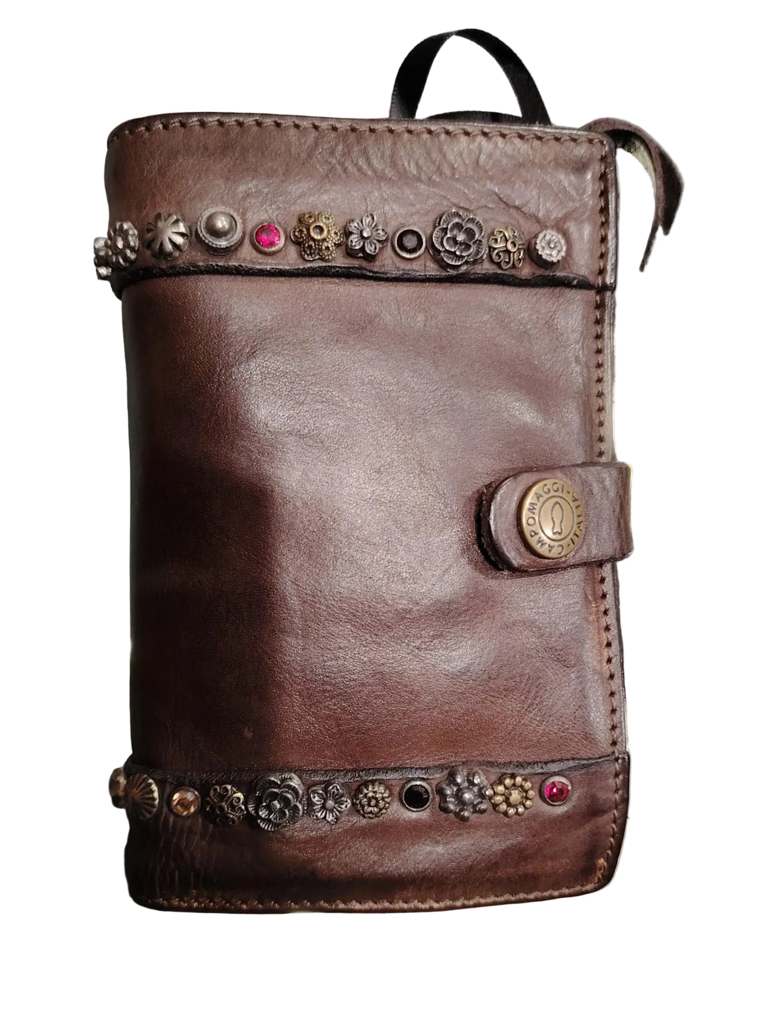 Leather wallet Bella di Notte Campomaggi C007530ND X2663 dark brown