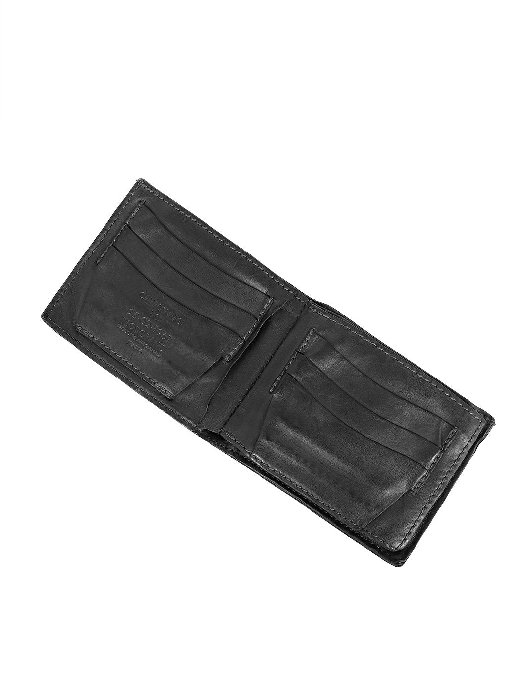 Leather wallet with card slots Campomaggi C014560ND X0001 black