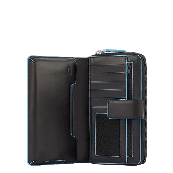 Women's Leather Wallet Piquadro PD1354B2R Black