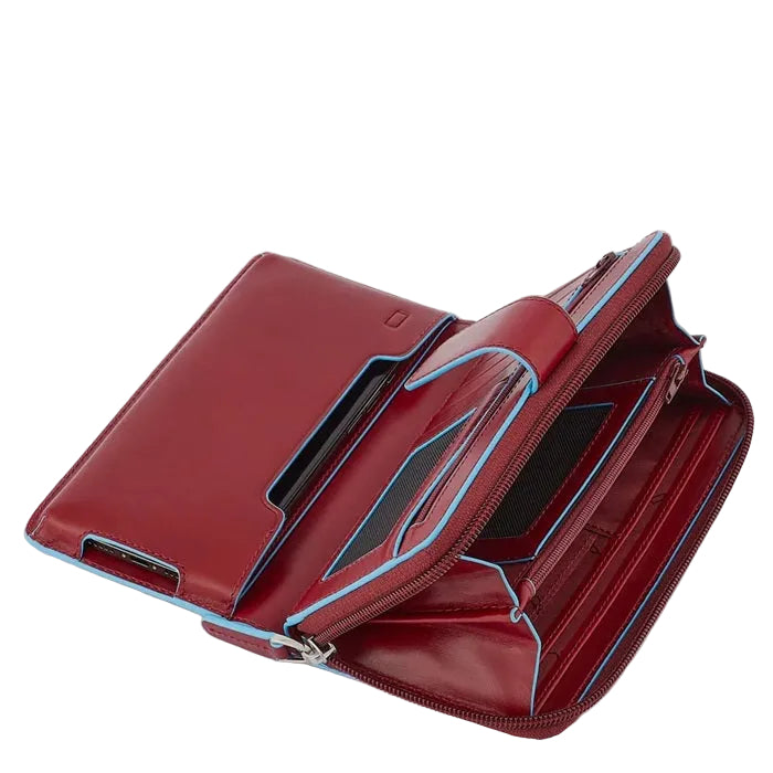 Women's Leather Wallet Piquadro PD1354B2R Red