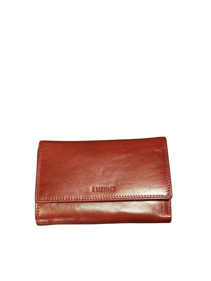Portafoglio in cuoio I Medici 64/035 Rosso