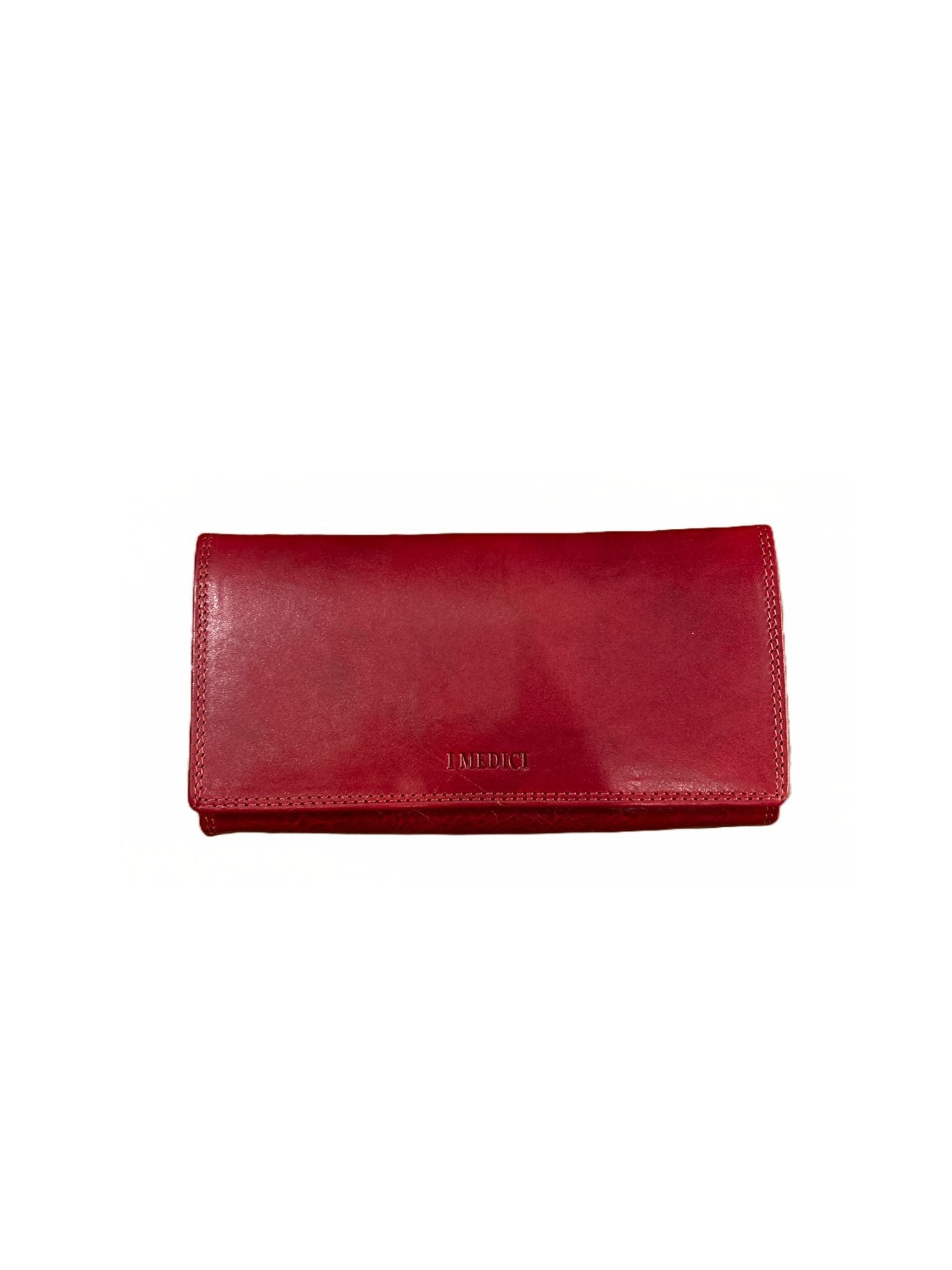 Portafoglio in cuoio I Medici 64/46 Rosso - Pelletteria Allegrini