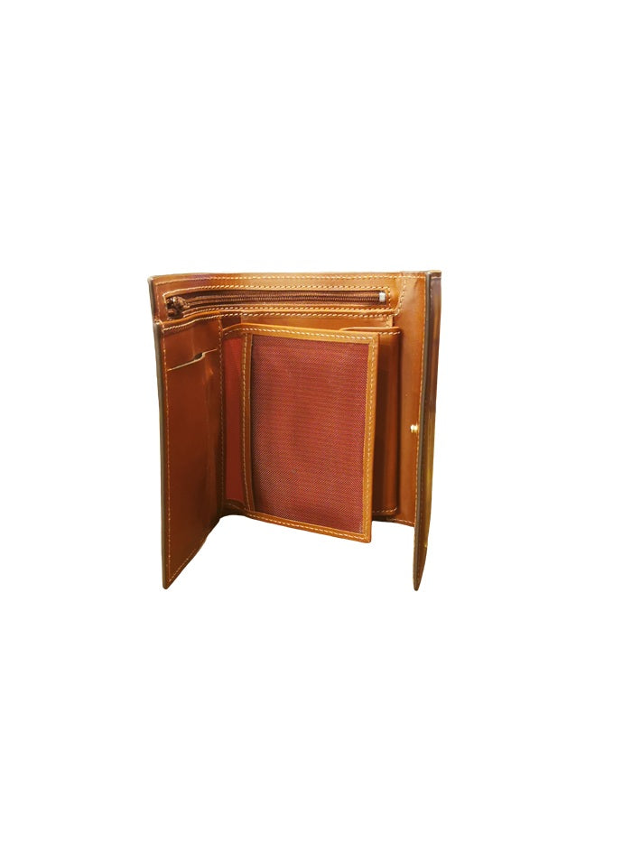 Leather Wallet Boldrini 0281 Golden