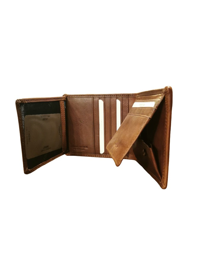 Portafoglio in pelle I Medici 64/023 Testa di moro