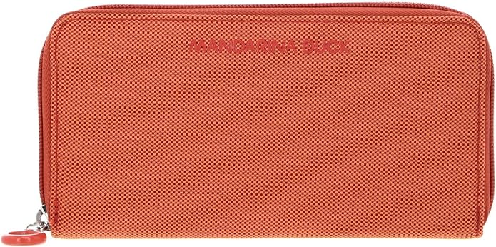  Fabric Wallet MD Mandarina Duck P10QMPN1 Marmalade